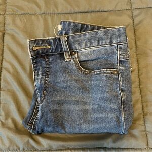 Free People Distressed Skinny Jean Medium Wash Size 27